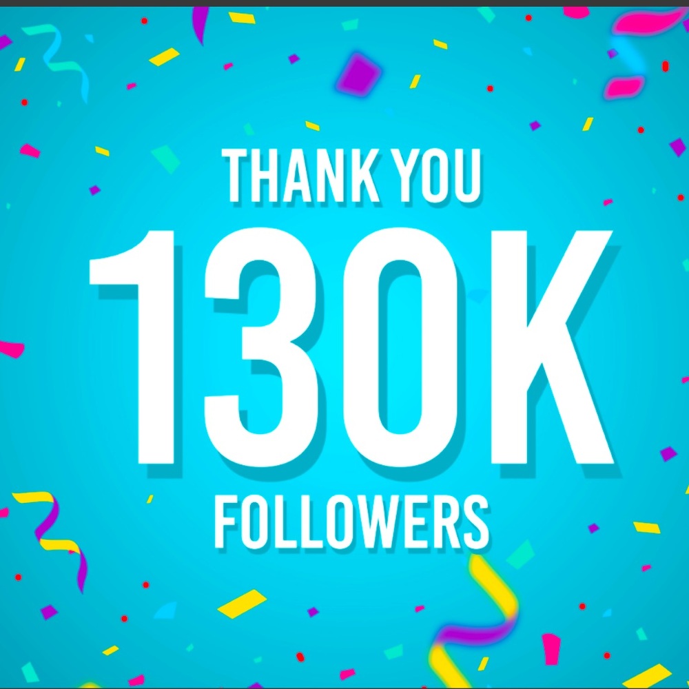🎉Help me to reach 130,000!🎉
